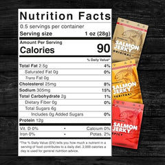 Kaimana Salmon Jerky Teriyaki pouch offers quick, savory fuel