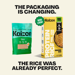 Kaizen High-protein nutrition label showing 20 g per serving for dinner ideas.