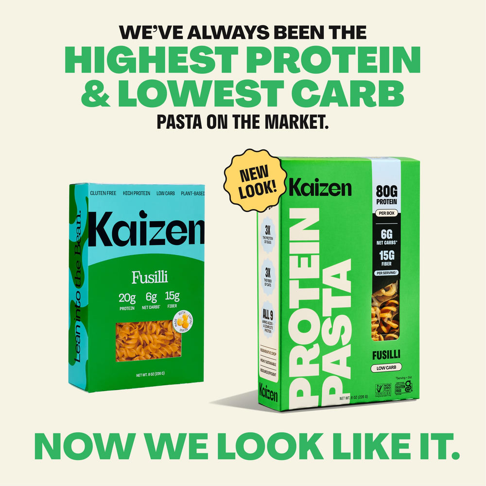 Kaizen Lupini beans ingredient close-up emphasizing high protein and fiber