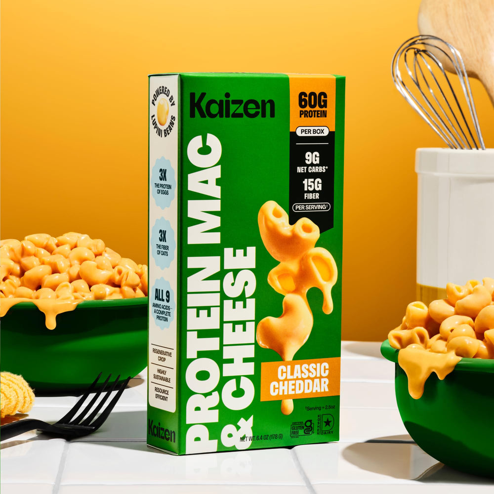 Non-GMO Mac & Cheese ingredients list and packaging
