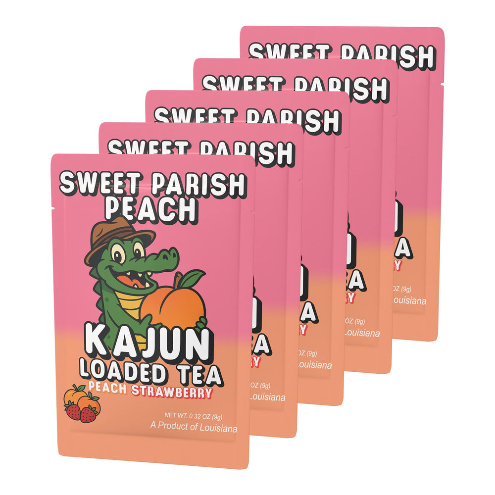 Kajun Loaded Tea 250mg caffeine green tea boost for energy.