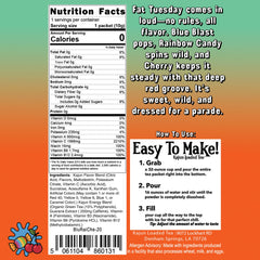 Kajun Loaded Tea Fat Tuesday rainbow candy flavor powder for vibrant taste and focus