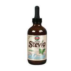 KAL Sure Stevia Extract dropper demonstrates precise, zero-calorie sweetness for drinks.