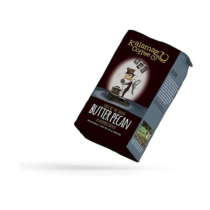 Kalamazoo Butter Pecan flavor-notes image showcases creamy sweetness