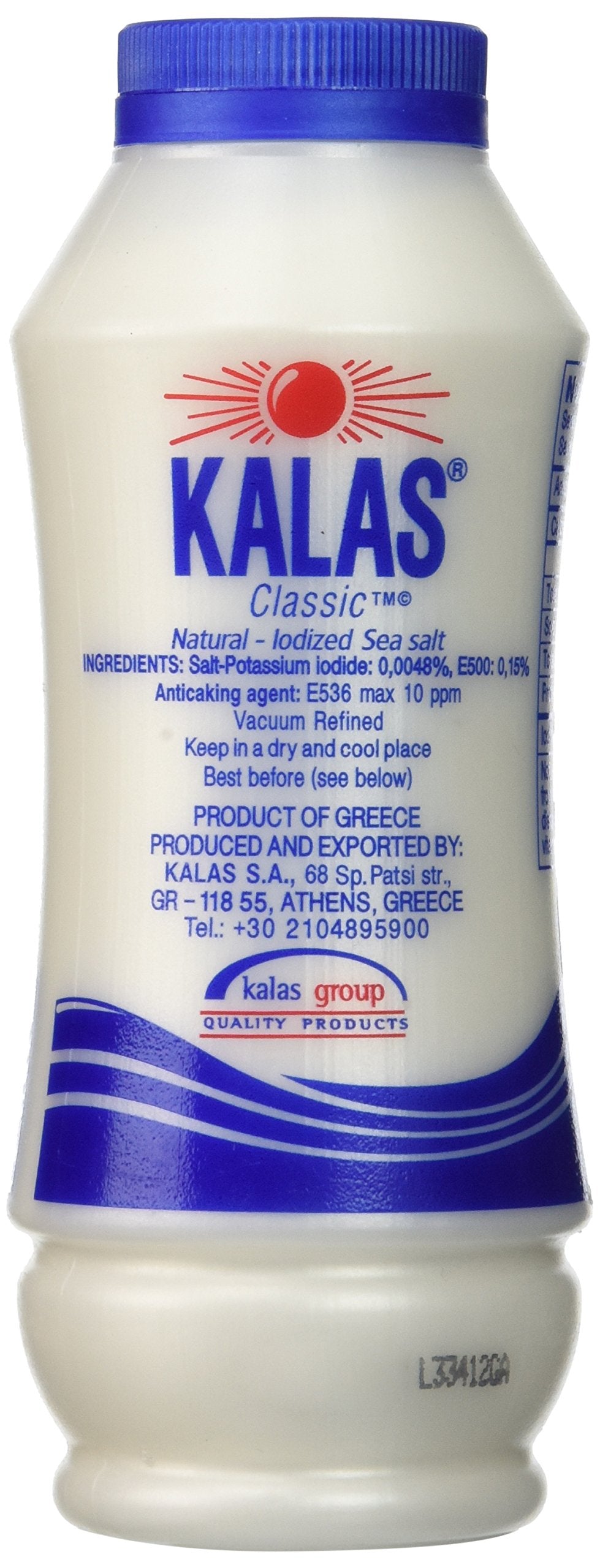 Kalas 400-gram iodized sea salt kitchen-use scene for seasoning.