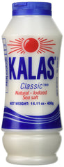Kalas Classic Greek iodized sea salt 400-gram pack shot for everyday cooking.