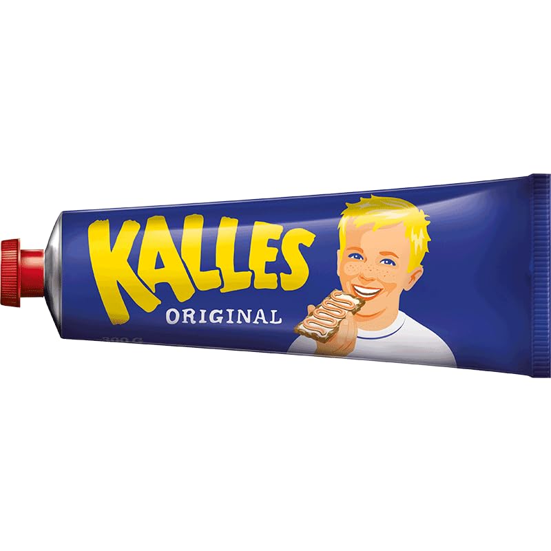 Kalles Original smoked cod roe tube ideal for spreading on crispbread or toast