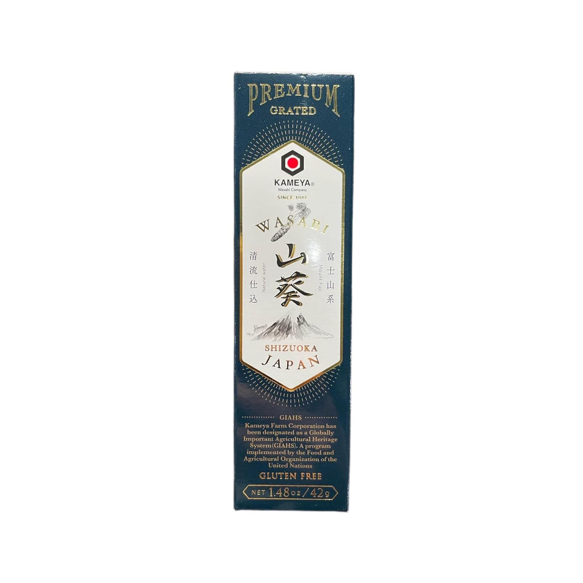 Kameya premium wasabi tube offers authentic flavor for sushi and sashimi.