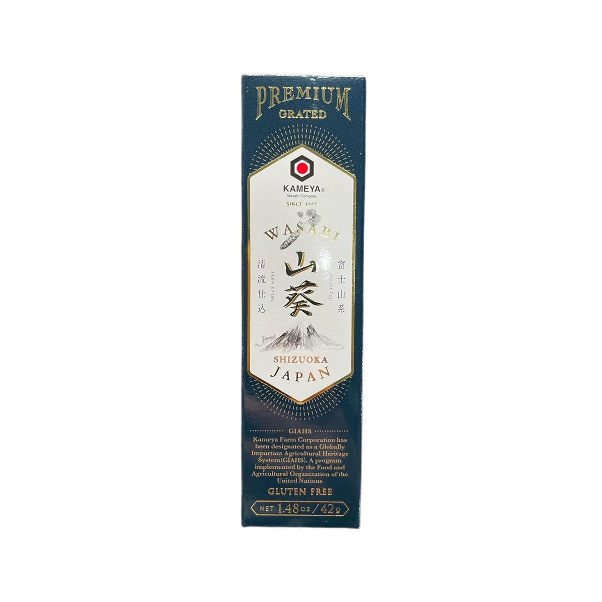 Kameya premium wasabi tube offers authentic flavor for sushi and sashimi.