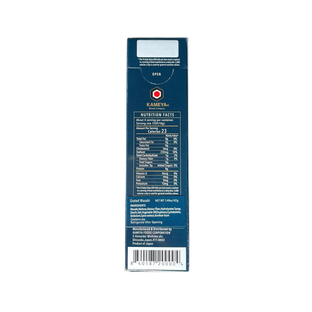Kameya wasabi japonica origin highlights premium quality for recipes.