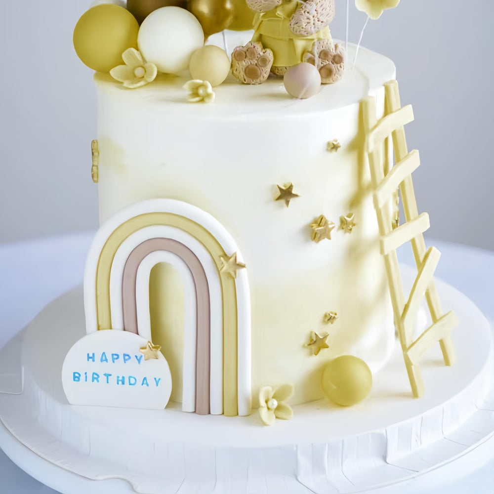 KANDLRIK 3oz edible gold stars ideal for cake decorating.