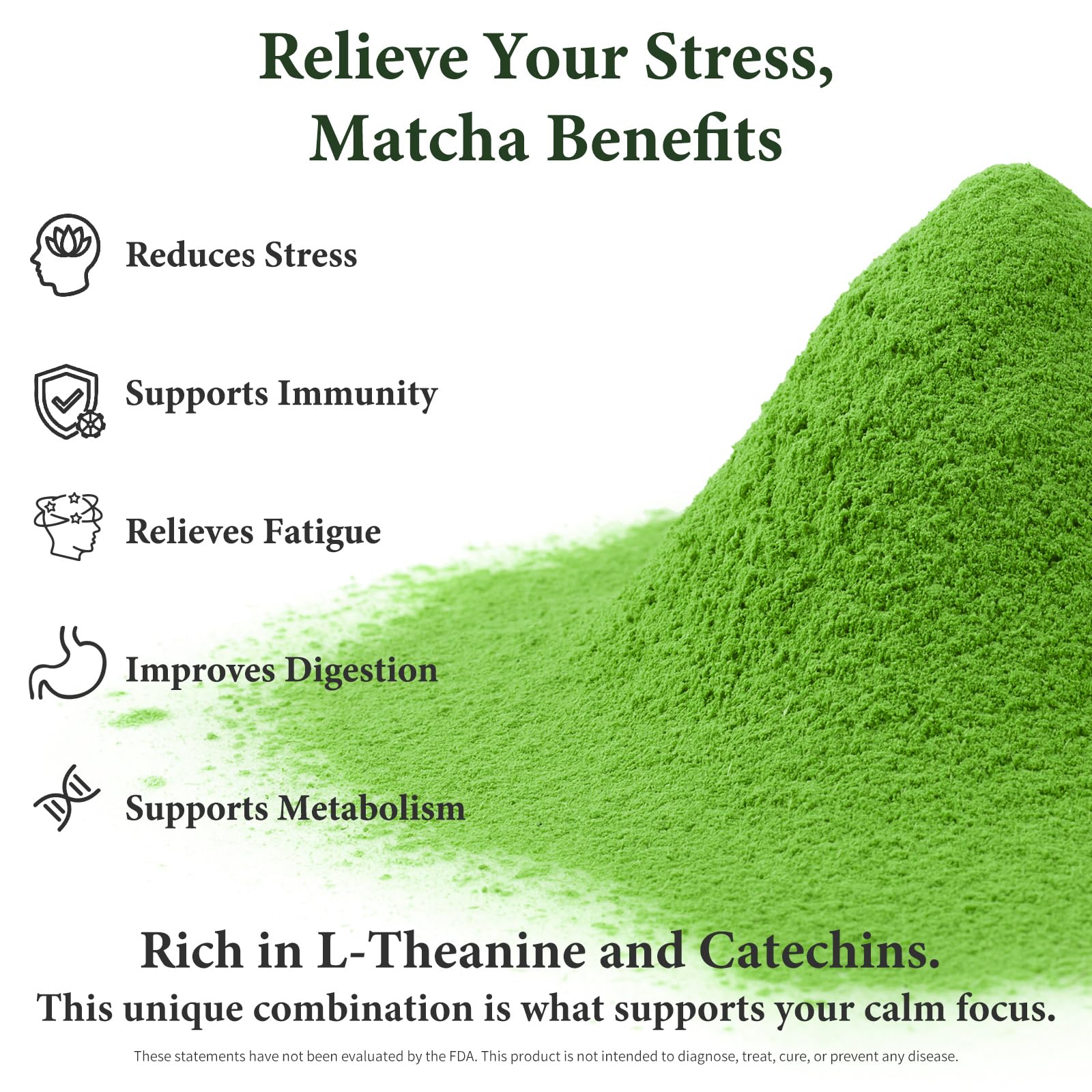 Kanematsu matcha powder macro highlights rich aroma.