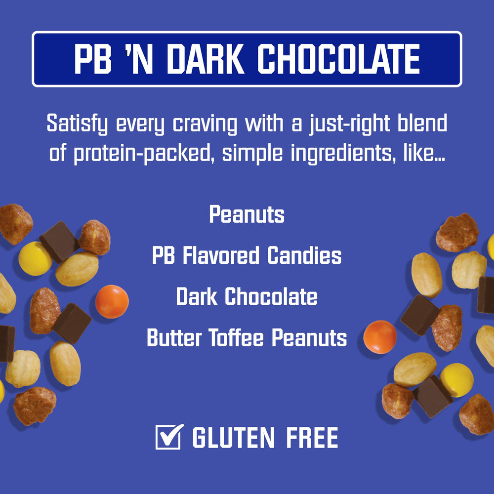 Kar's Nuts dark chocolate chunks close-up, highlighting rich flavor and dessert-like snacking.