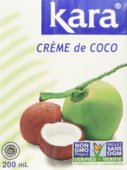 KARA Coconut Cream smoothie bowl topping with tropical richness