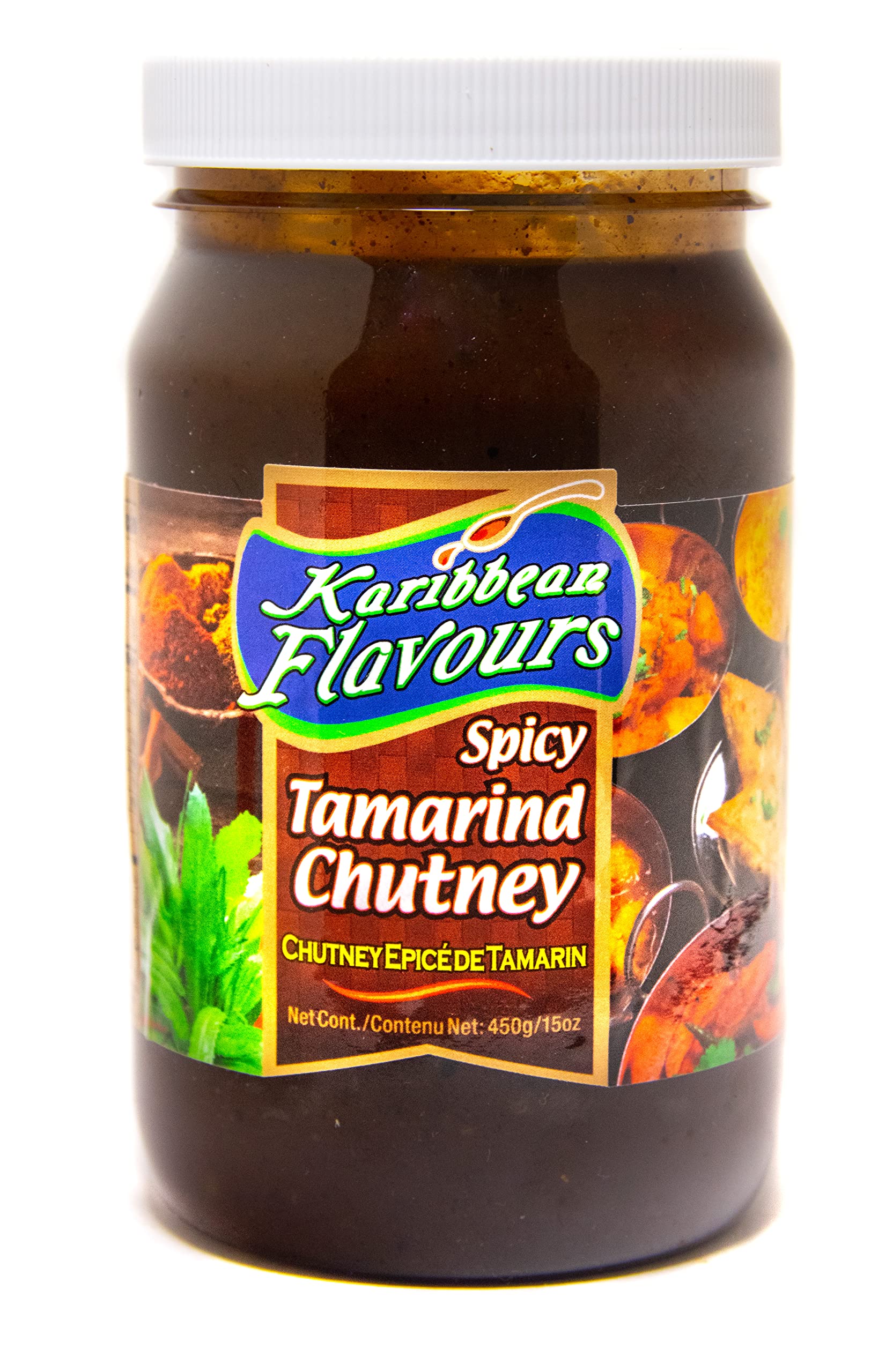 KARIBBEAN FLAVOURS premium spicy tamarind chutney bottle for bold dipping