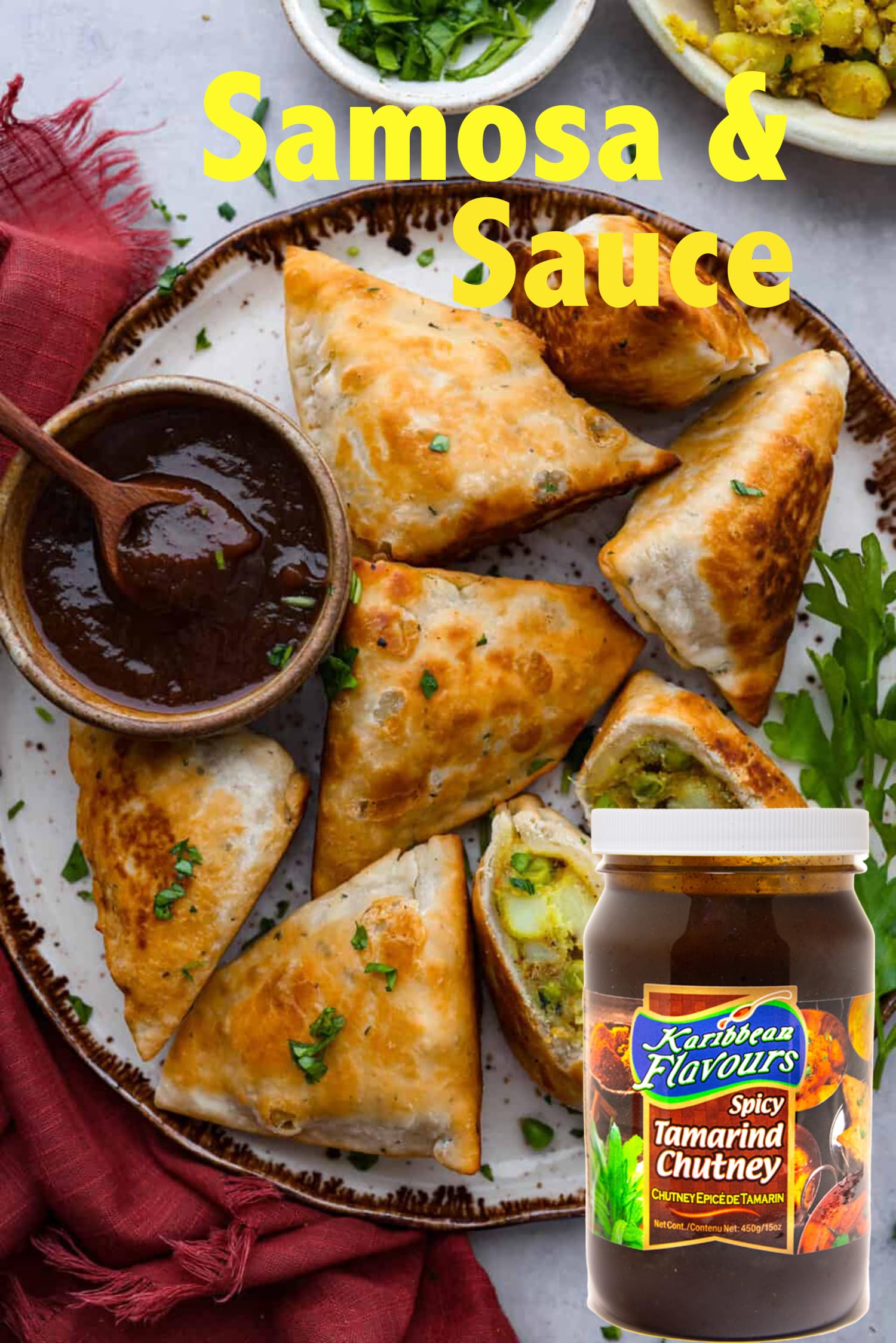 KARIBBEAN FLAVOURS tamarind chutney used as chicken marinade for grill