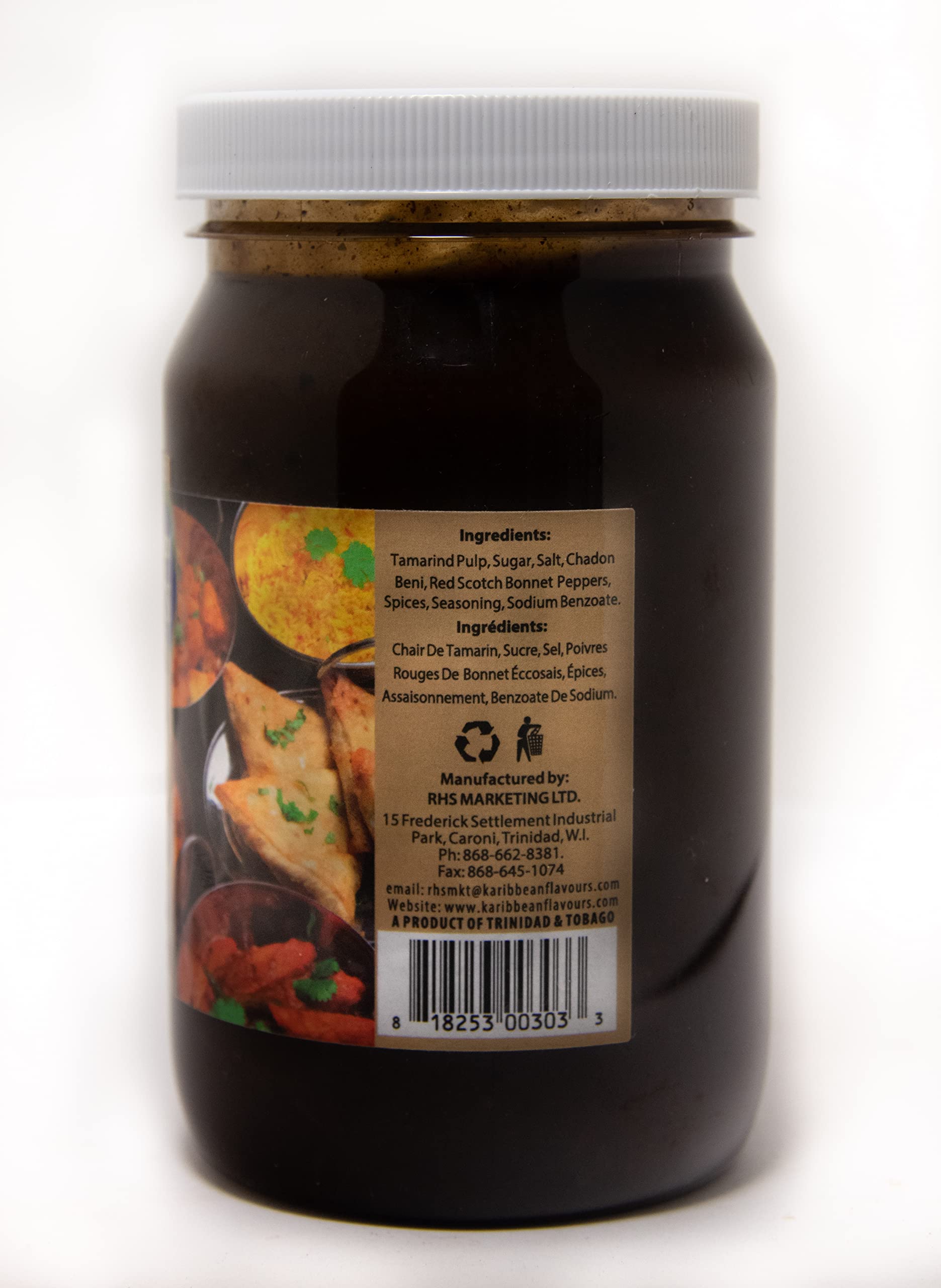 KARIBBEAN FLAVOURS shelf-stable chutney ready for pantry use