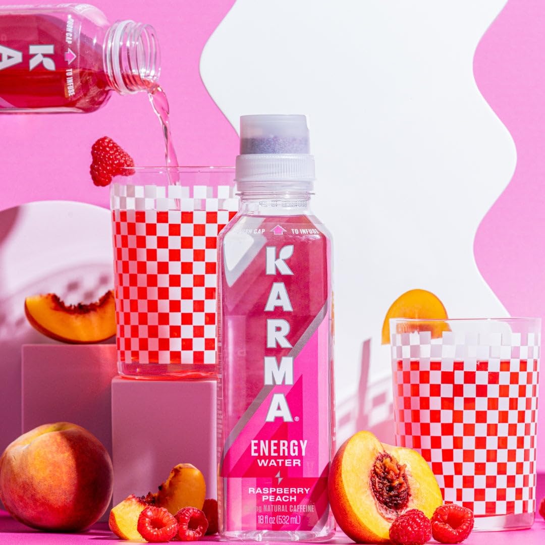 Karma Energy Drink on-the-go hydration in outdoor setting