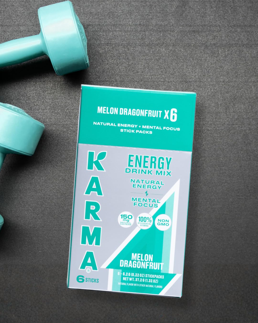 Desk-side setup with Karma packets ready for a quick boost