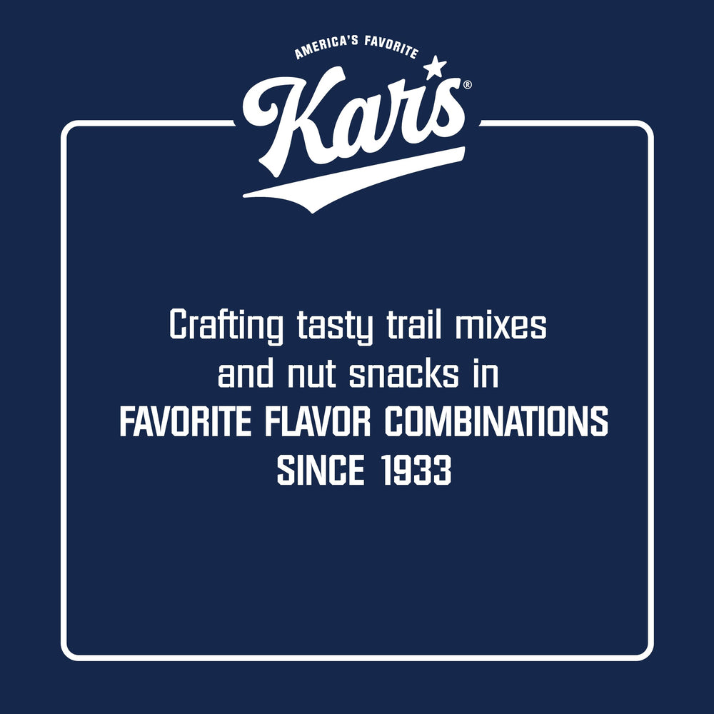 Kar’s Nuts individually wrapped snack packs for travel and work