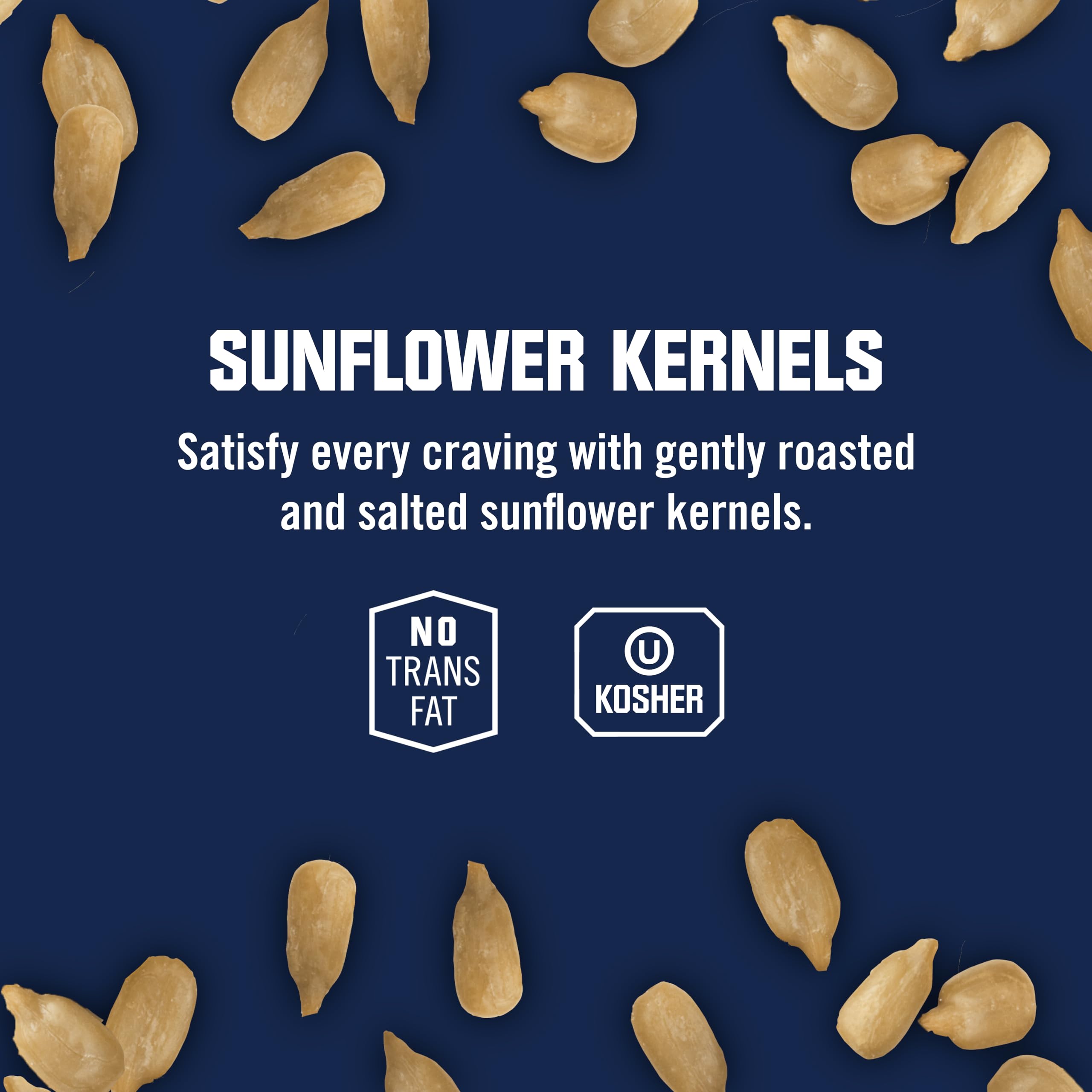 Close-up of Kar's Sunflower Kernels roasted texture highlighting bite-sized crunch