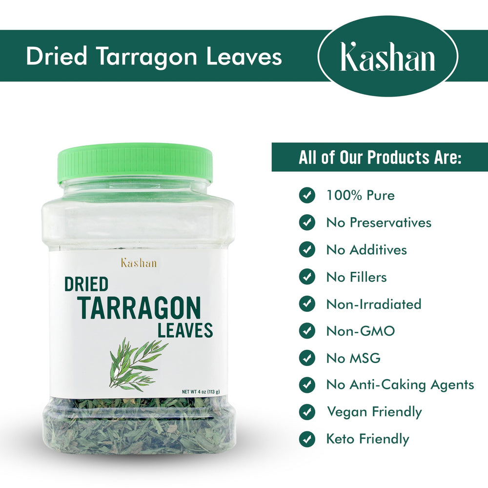 Kashan dried tarragon leaves garnish for vegetables and eggs
