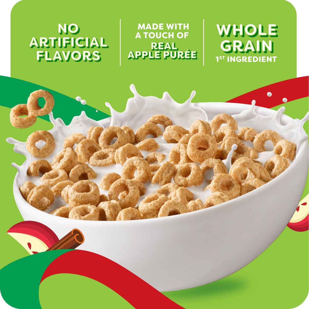 Kashi Apple Cinnamon Loops kids snack, easy for little fingers.