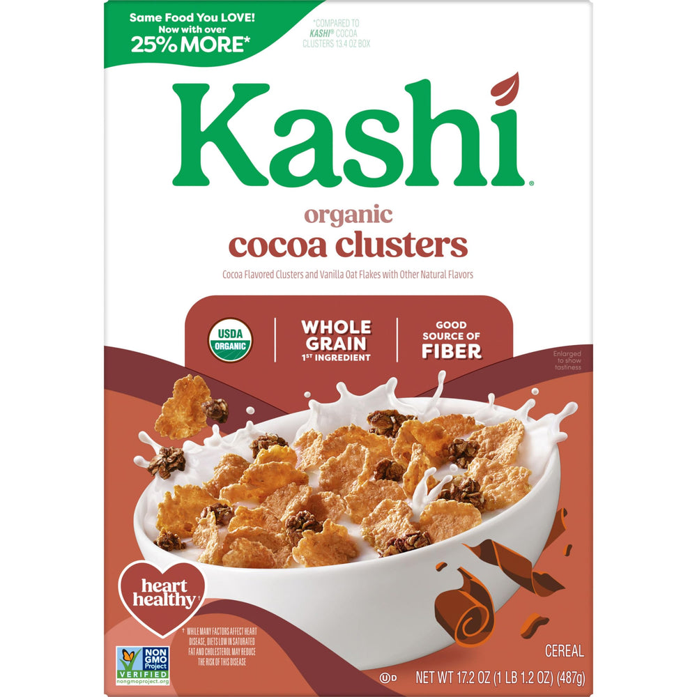 Kashi cocoa-inspired breakfast idea; family-friendly flavor that supports whole grain habits
