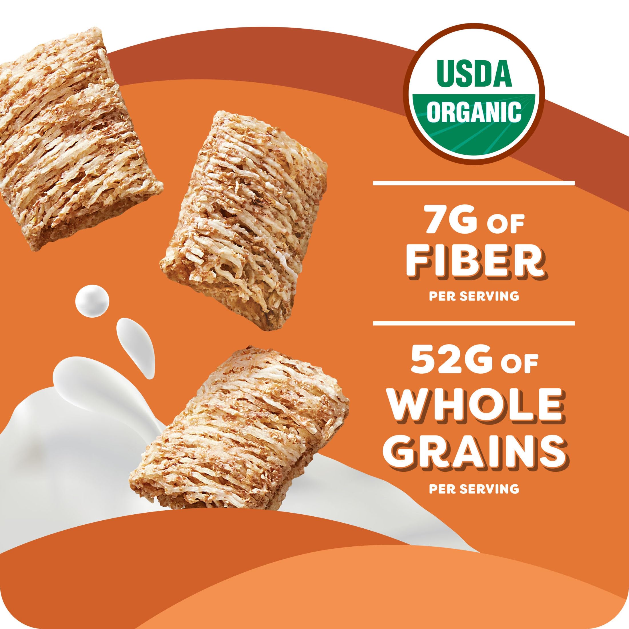 Kashi Cinnamon Harvest box open to reveal dry, crunchy cereal