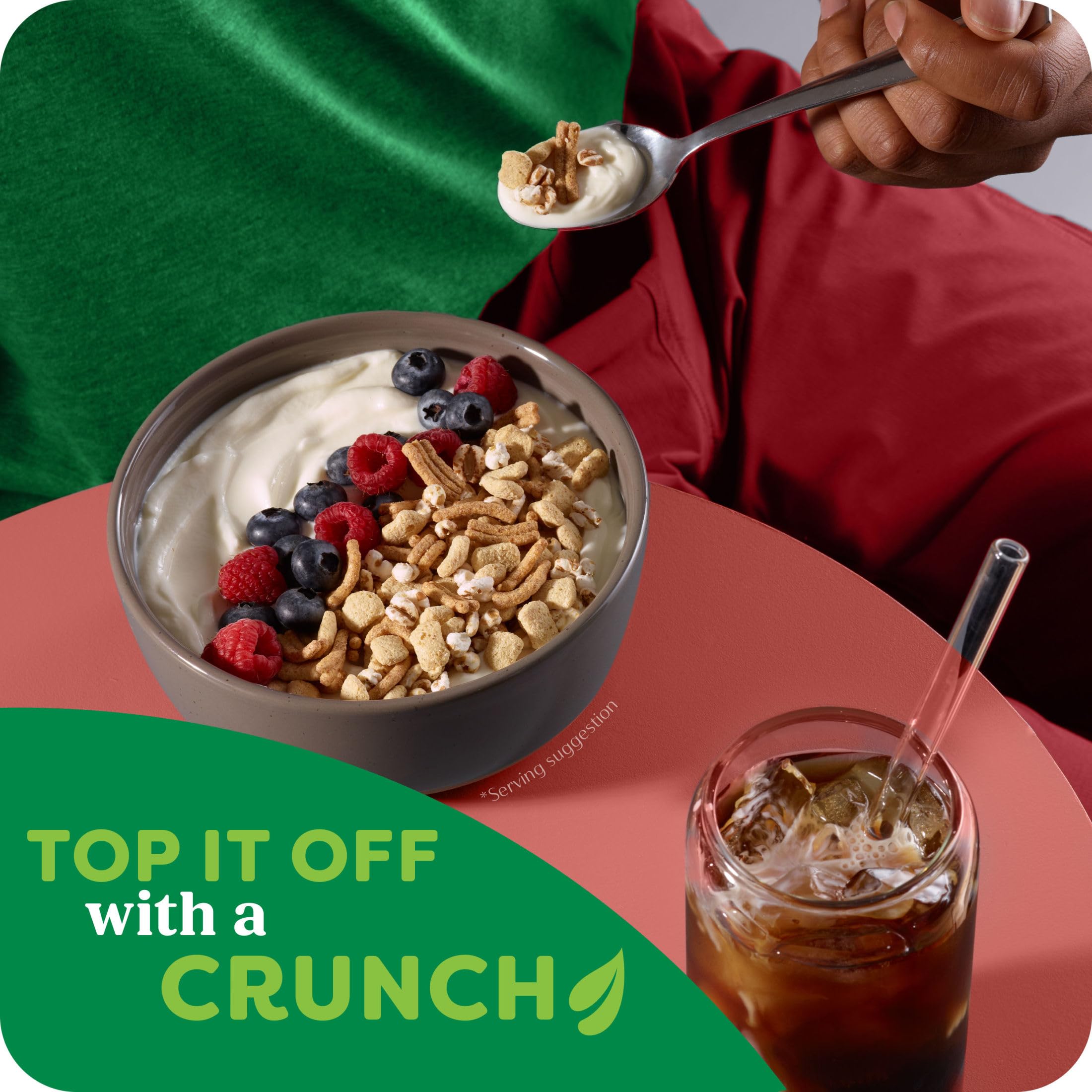 Kashi GO Original 12g fiber per serving promotes fullness