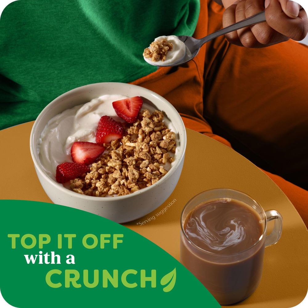 Kashi GO Peanut Butter Crunch provides 10g protein per serving for plant-forward fueling.