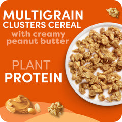 Kashi GO Peanut Butter Crunch bowl with fresh fruit topping for balanced flavor.