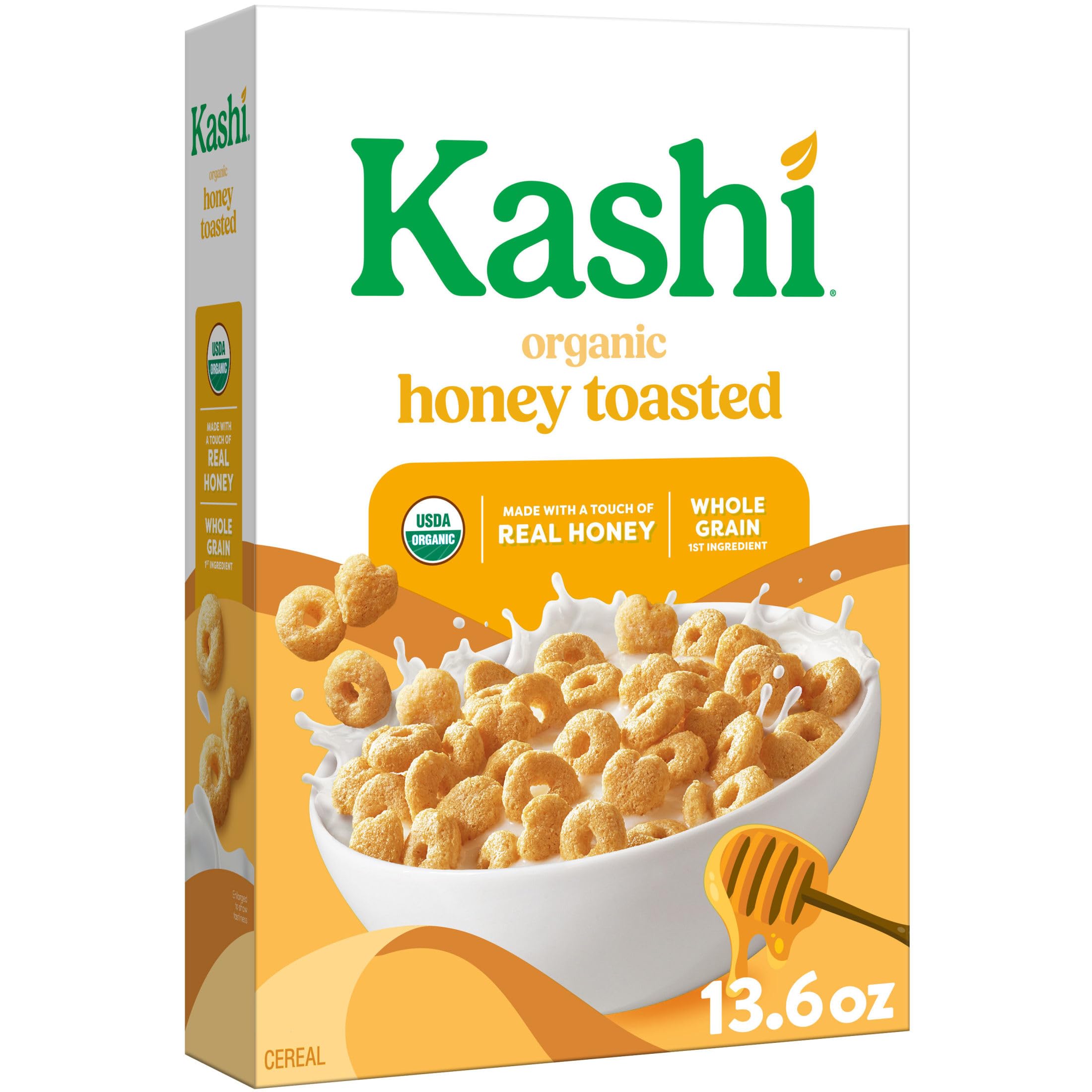 Kashi Honey Toasted cereal bowl ready for breakfast