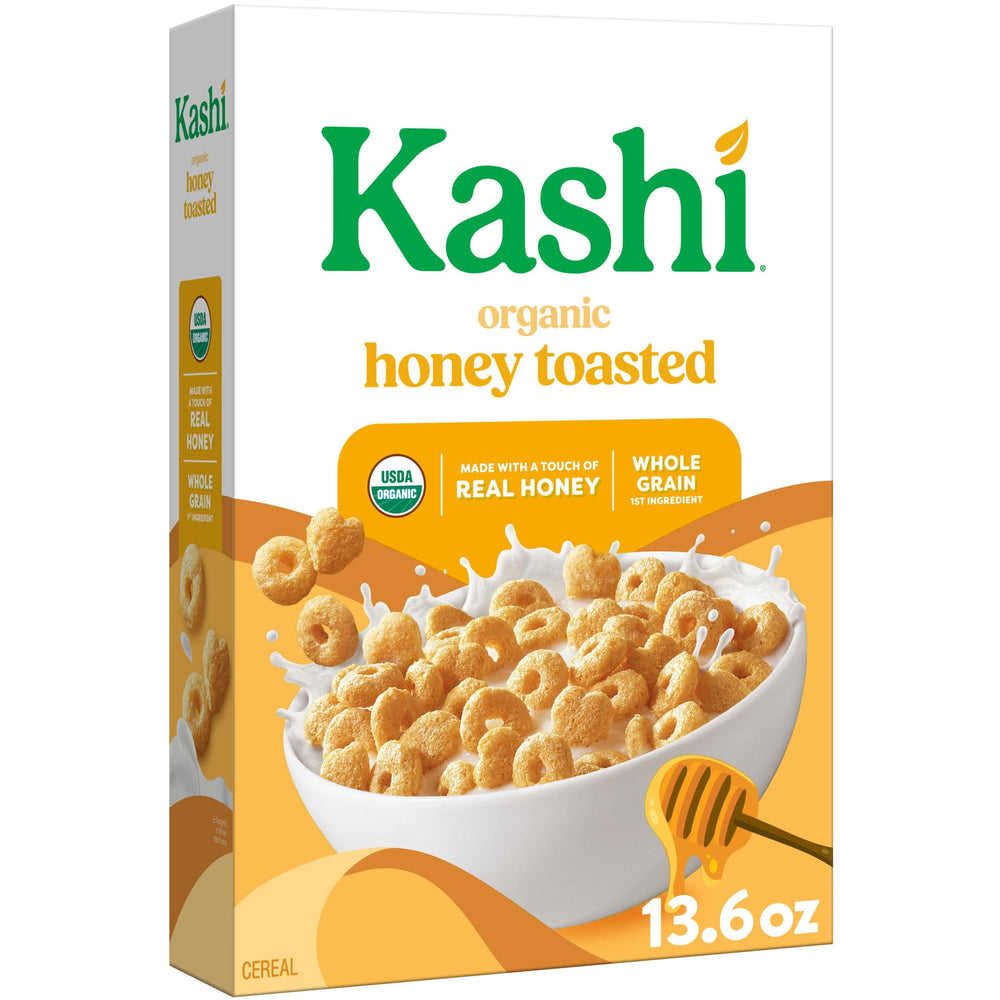 Kashi Honey Toasted cereal bowl ready for breakfast