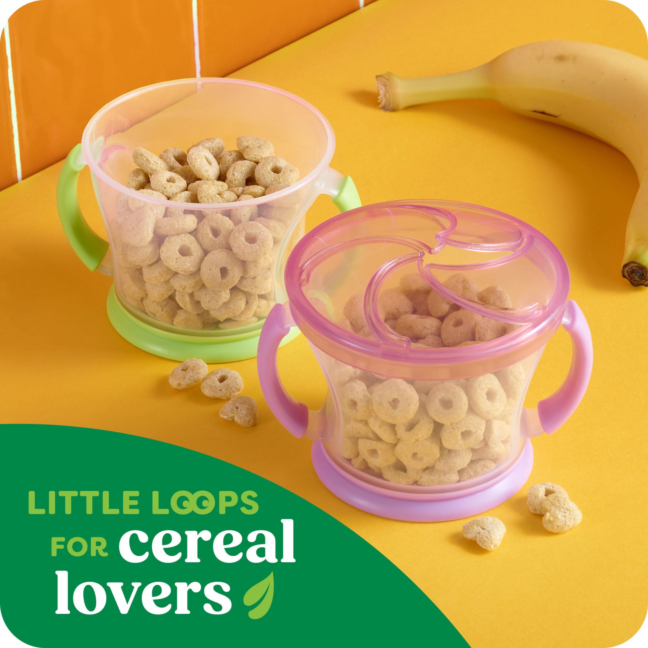 Fun heart shaped pieces of Kashi Honey Toasted cereal