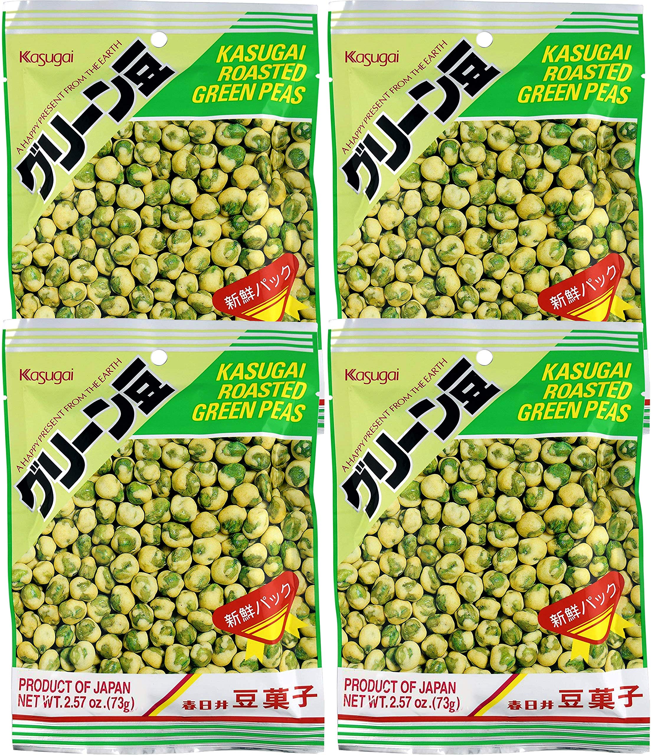 Kasugai Green Peas 4-pack bags ready-to-snack on the go