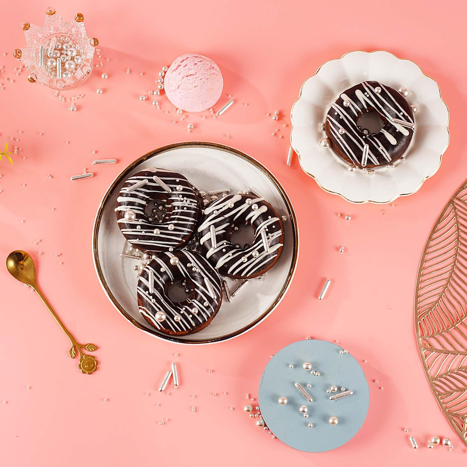 Kasvan cake decorations for ice cream and donuts elevate party desserts
