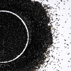 Cookies dusted with KASVAN black sugar crystals for elegant detail