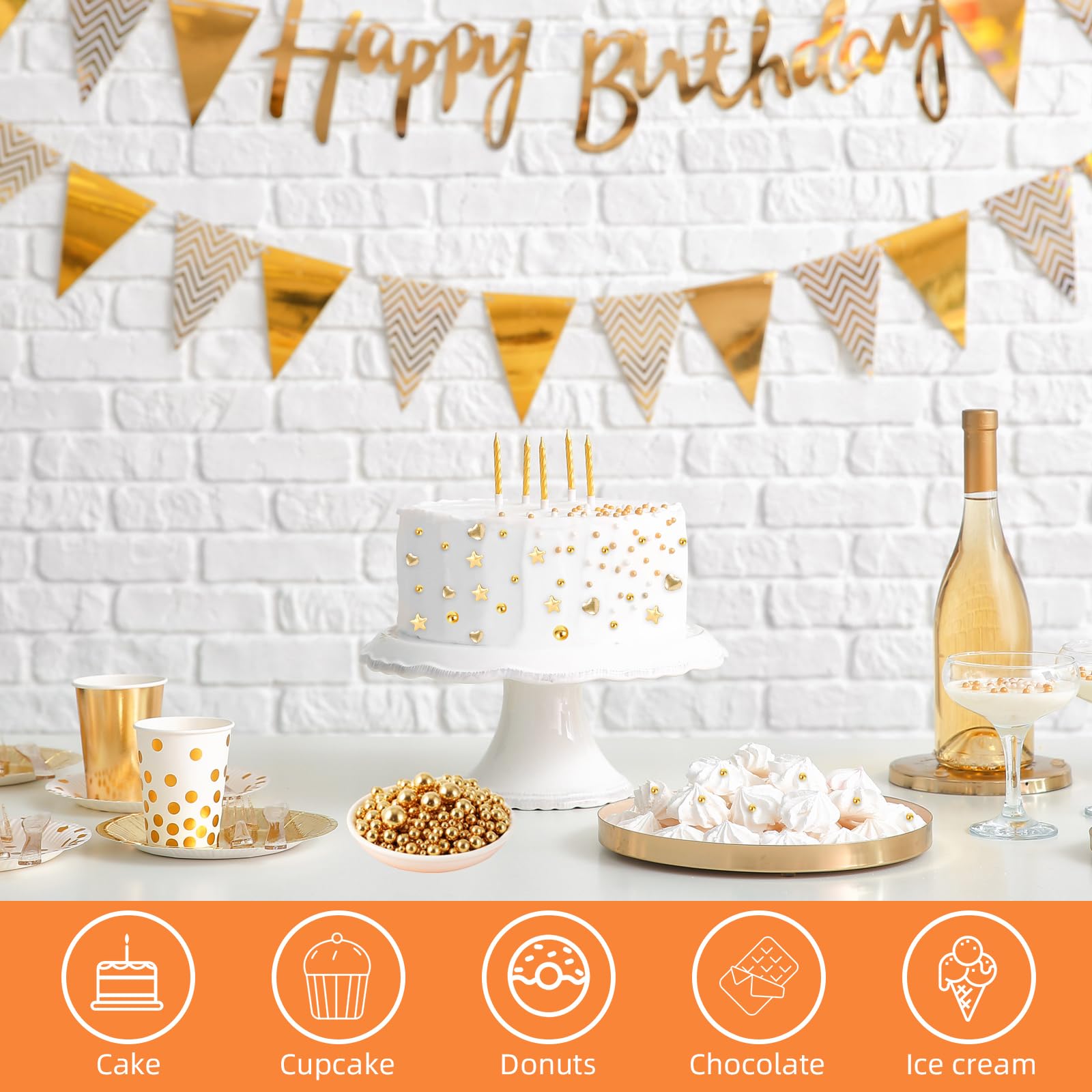 Kasvan sprinkles for cakes provide decorative charm and delicate sweetness.