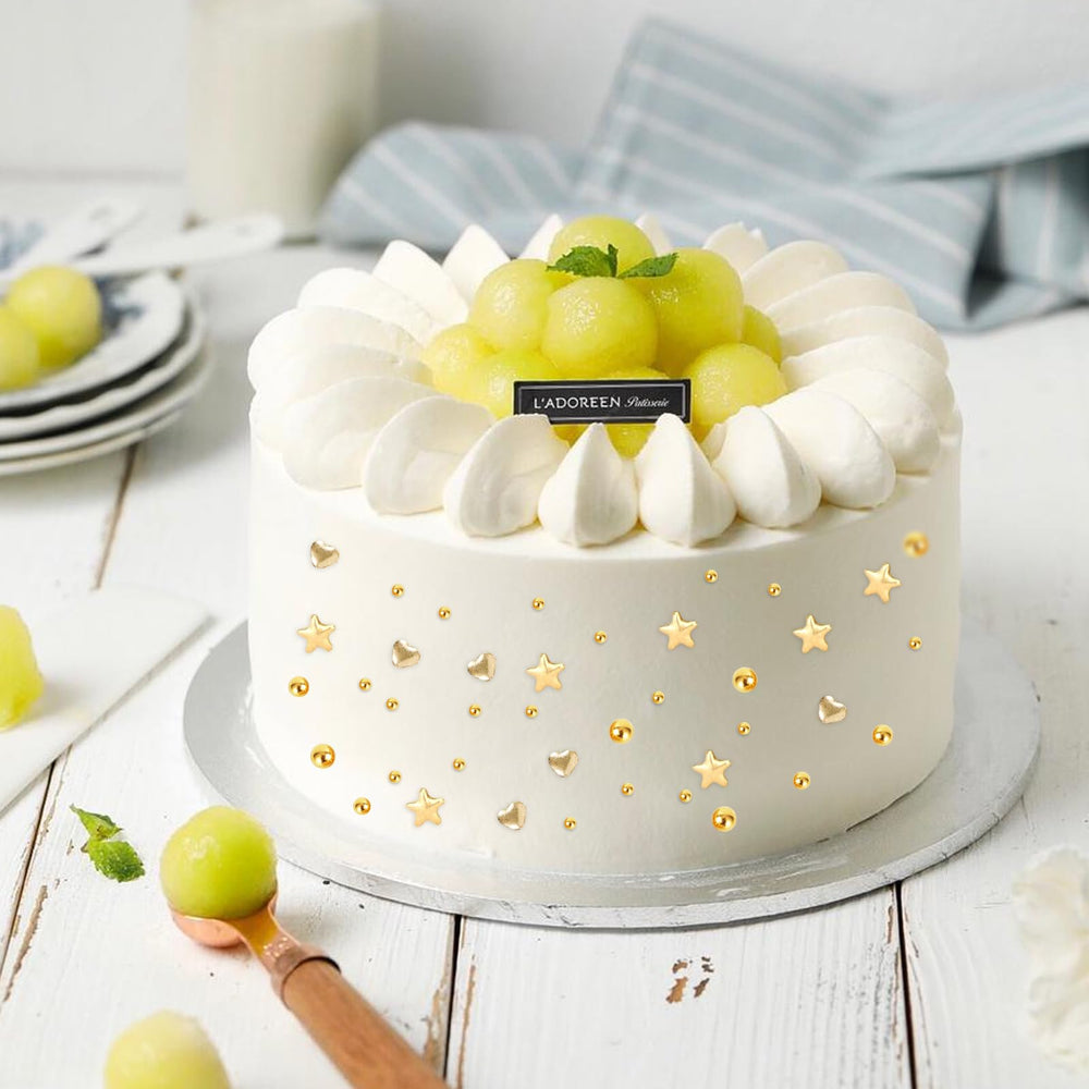 Kasvan ice cream topping pearls give color and texture to desserts.