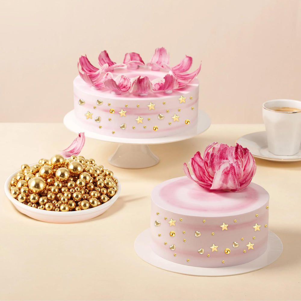 Kasvan wedding sprinkles add luxurious accents to celebration desserts.