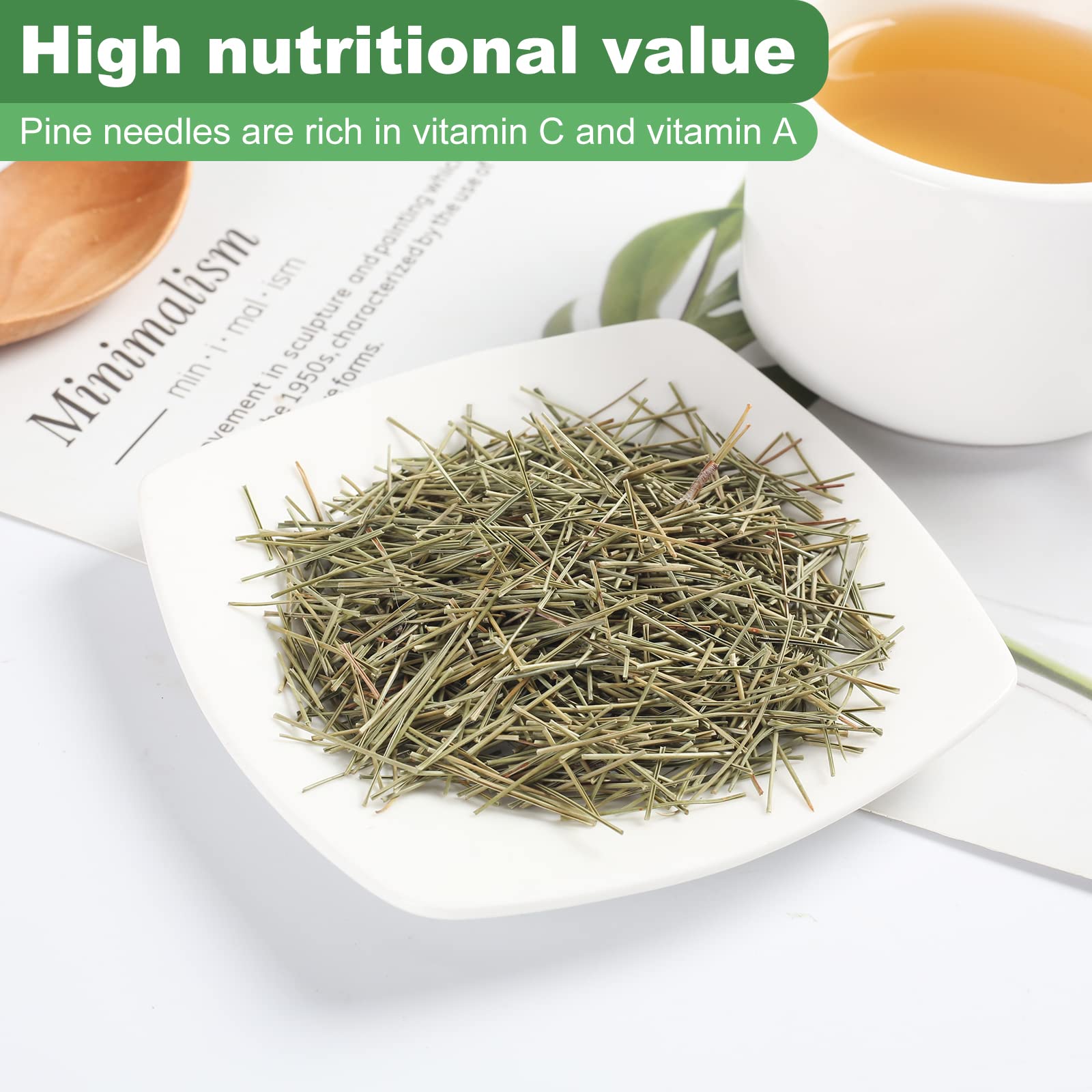 KASVAN Pine needle tea stored in fridge, long-lasting freshness