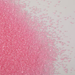 Kasvan Pink Sanding Sugar on cupcakes for festive color