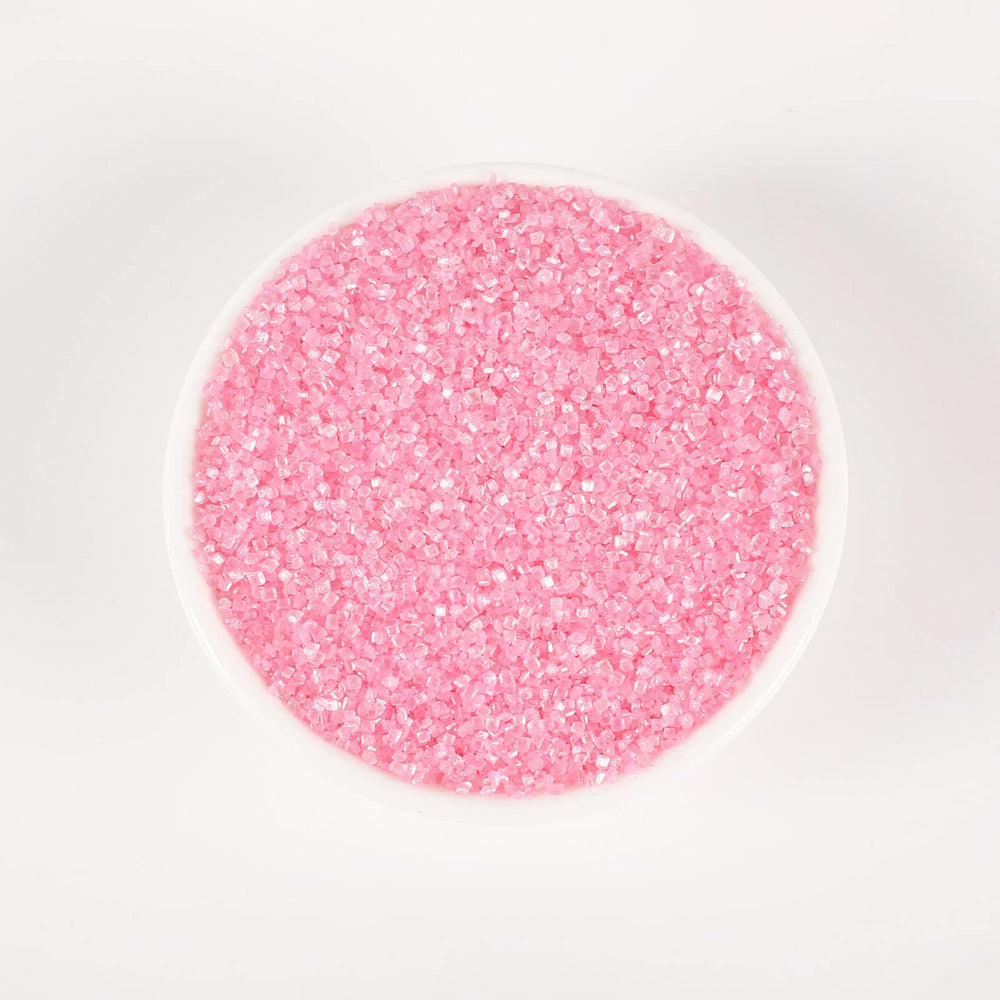Kasvan Pink Sanding Sugar packaging preserves freshness