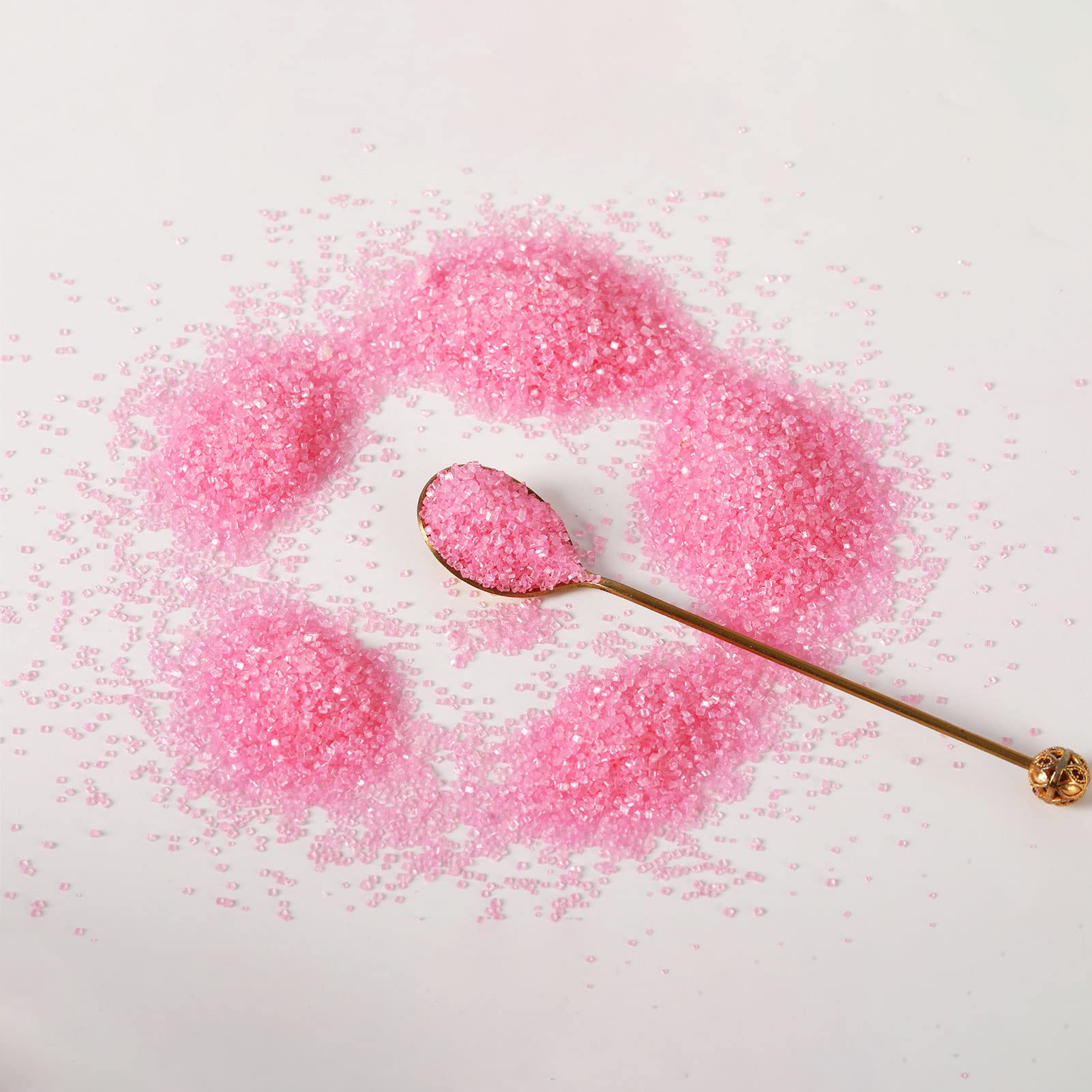 Kasvan Pink Sanding Sugar wedding dessert accents elegant decor