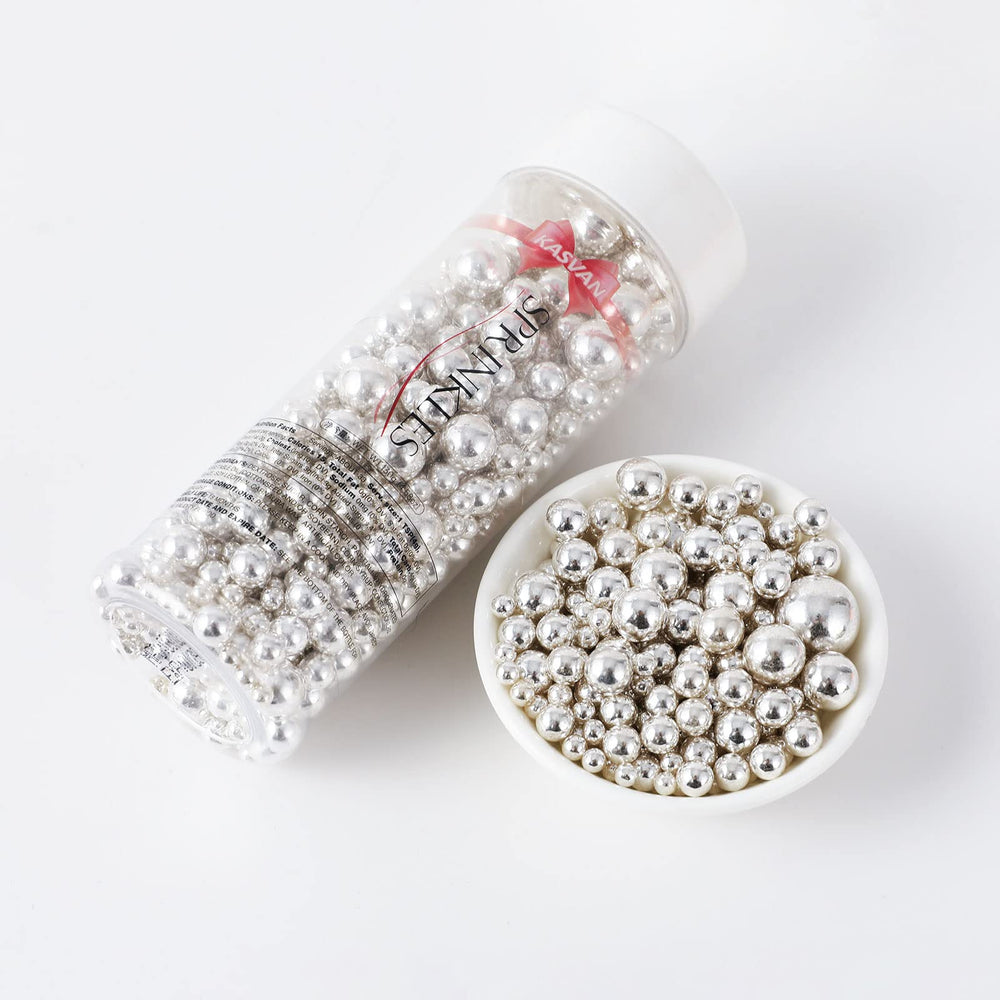 Kasvan Silver Pearl Sugar packaging showcasing the 130g bottle