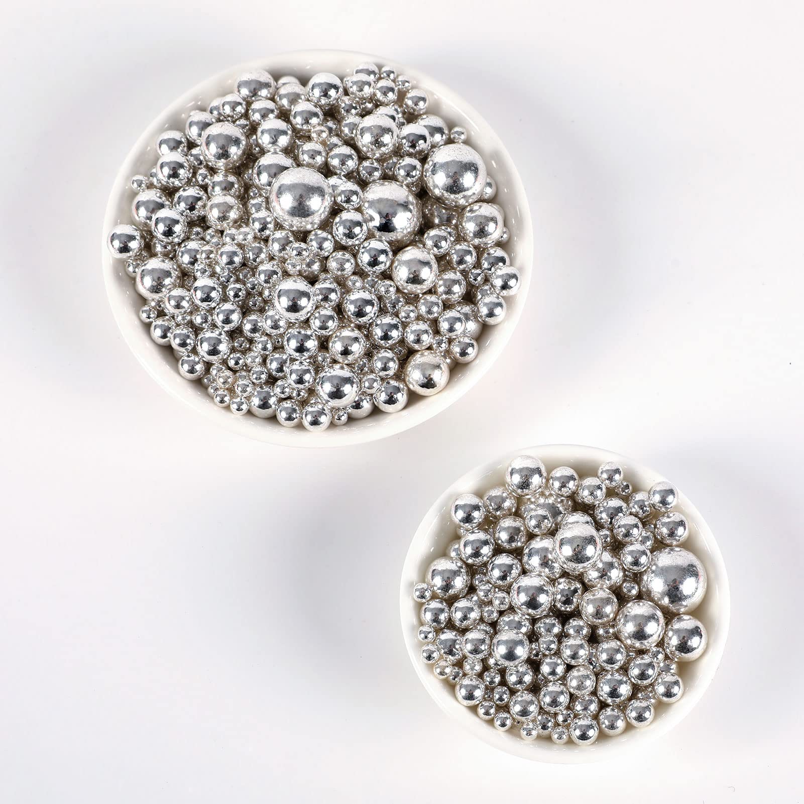 Kasvan Silver Pearl Sugar used in wedding cake styling
