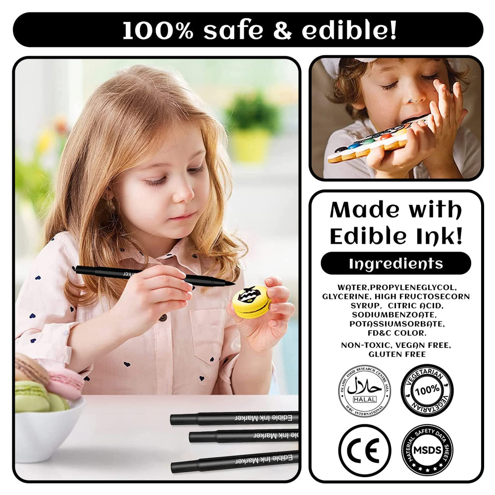 KATSPRO dual-tip marker with brush tip for smooth frosting details.