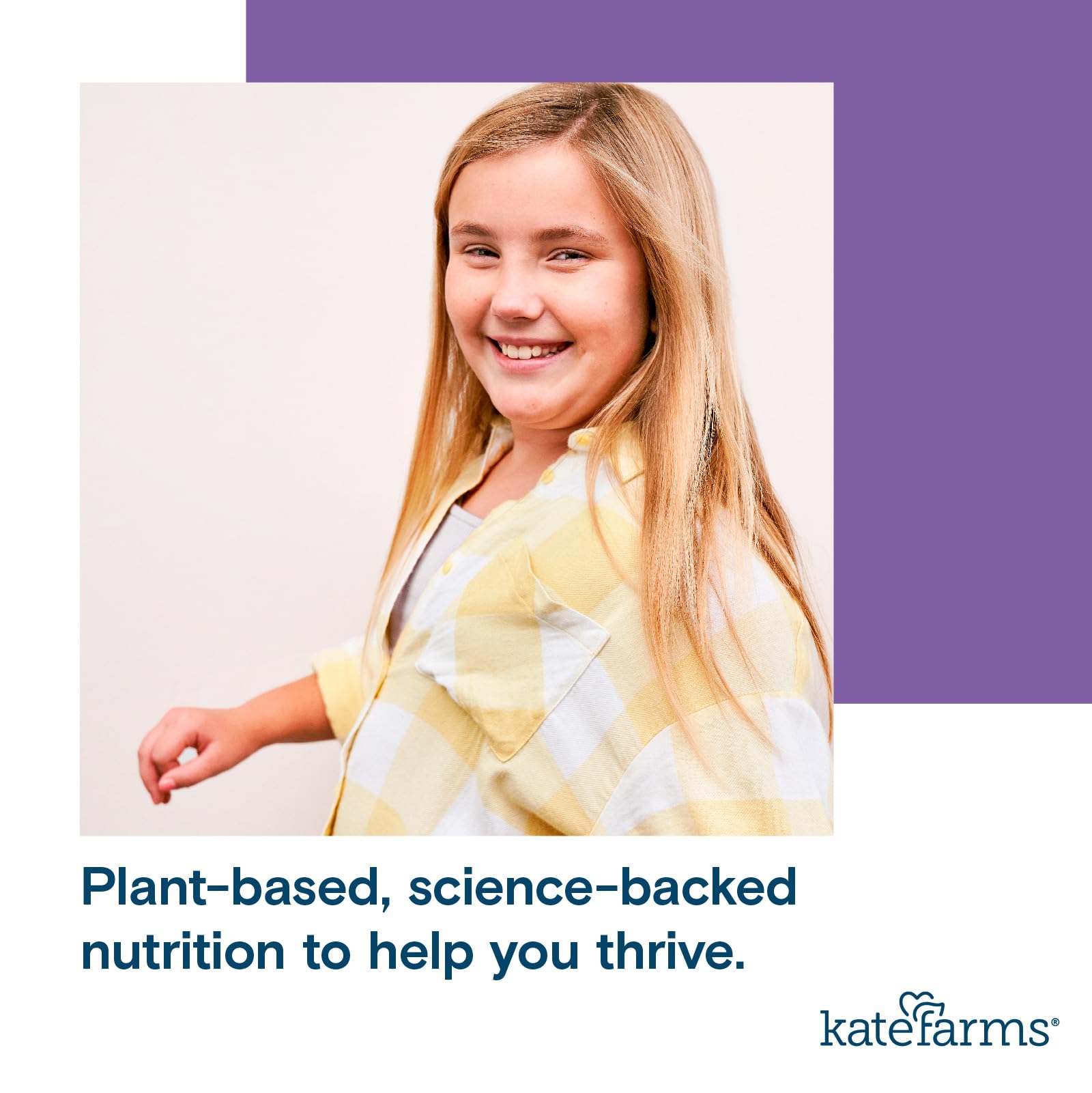 12-pack Kate Farms packaging demonstrates convenient bulk supply for families