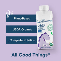 Kate Farms Vanilla ready-to-drink bottle for convenient daily intake